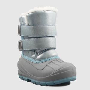 NWT Cat & Jack Lev Blue Strap Winter Boots